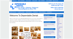 Desktop Screenshot of dependabledental.biz