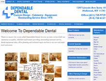 Tablet Screenshot of dependabledental.biz